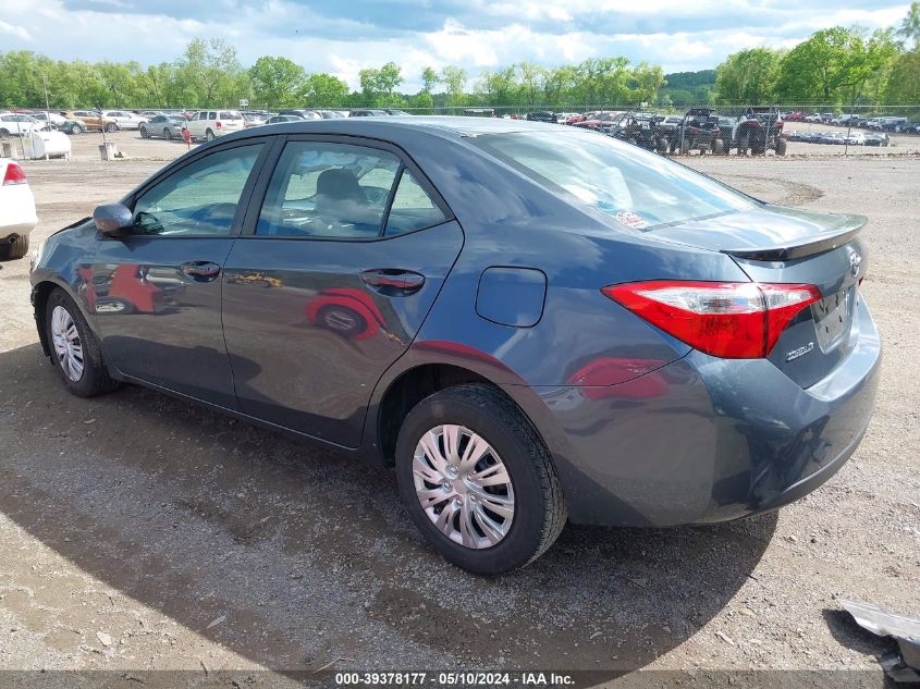 2014 Toyota Corolla Le Eco VIN: 2T1BPRHE5EC037812 Lot: 39378177