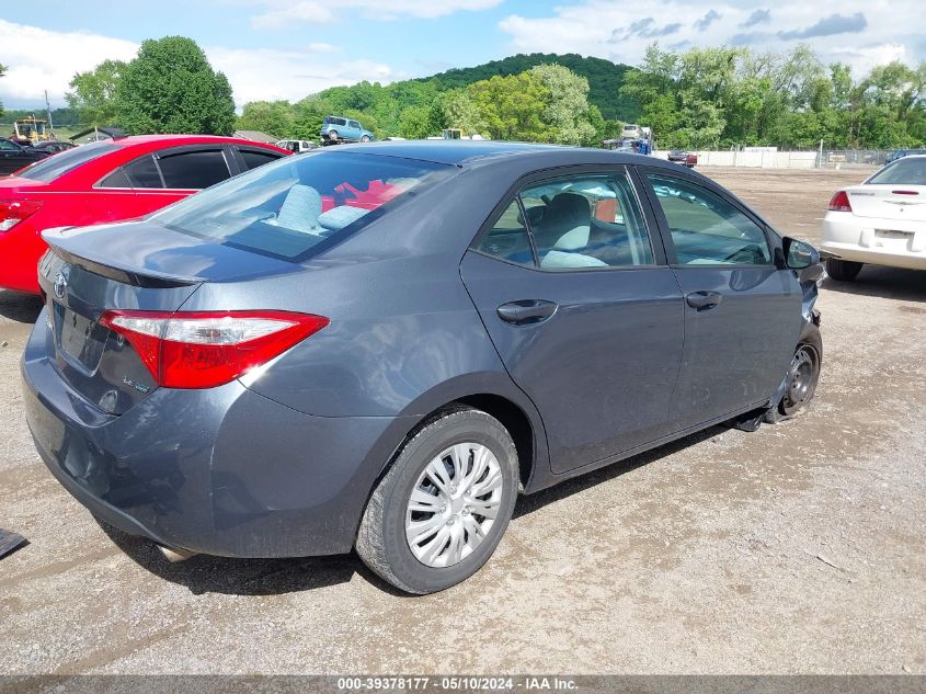 2014 Toyota Corolla Le Eco VIN: 2T1BPRHE5EC037812 Lot: 39378177