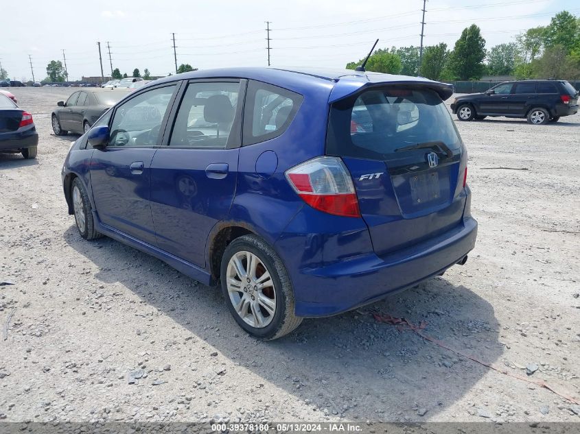 2009 Honda Fit Sport VIN: JHMGE88479S036984 Lot: 39378180