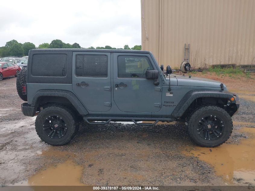 2014 Jeep Wrangler Unlimited Sport VIN: 1C4HJWDG8EL256726 Lot: 39378187