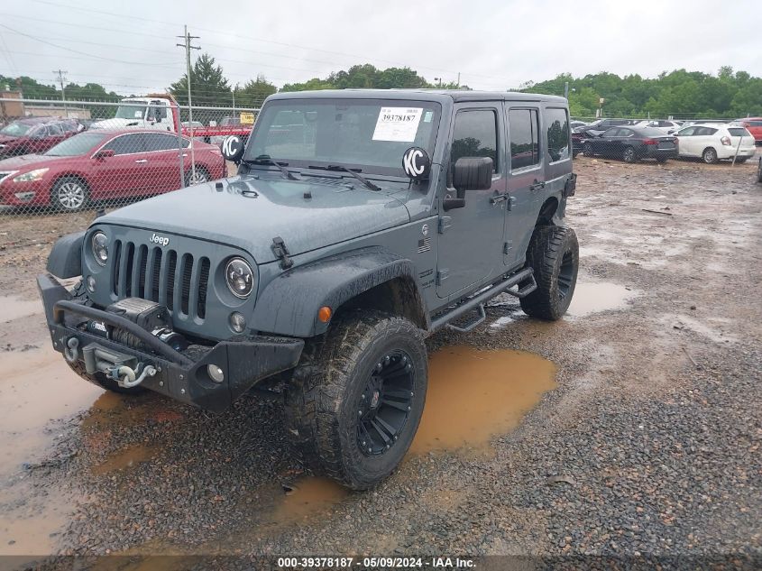 2014 Jeep Wrangler Unlimited Sport VIN: 1C4HJWDG8EL256726 Lot: 39378187