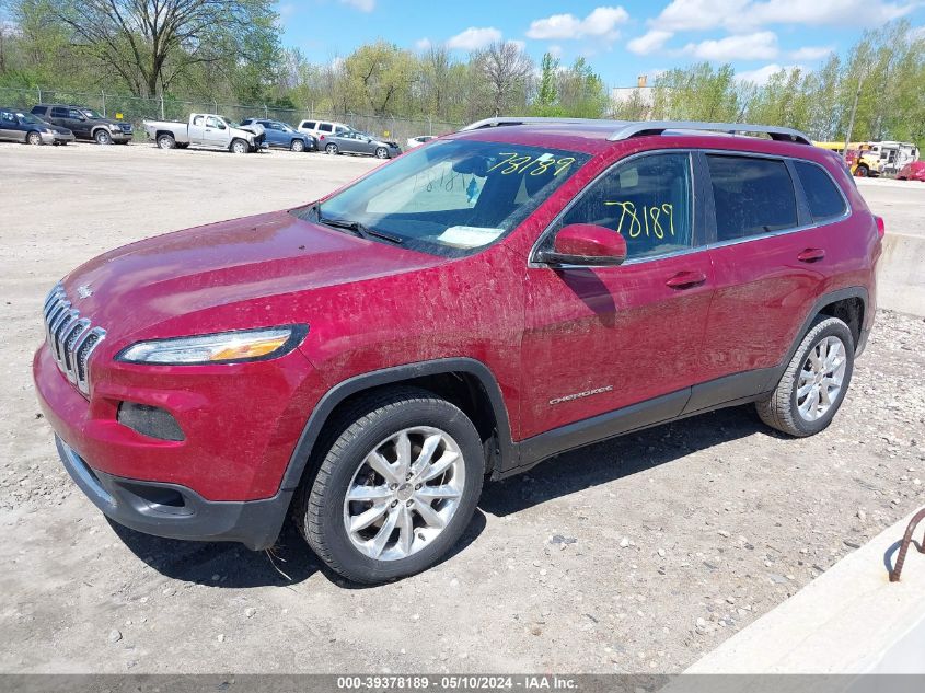 2015 Jeep Cherokee Limited VIN: 1C4PJLDS2FW507108 Lot: 39378189