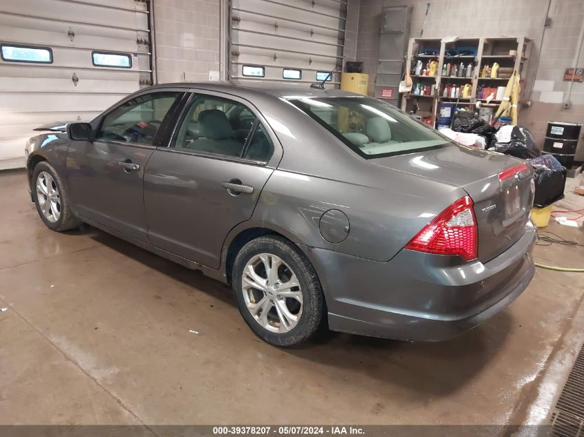 2012 Ford Fusion Se VIN: 3FAHP0HA3CR213868 Lot: 39378207