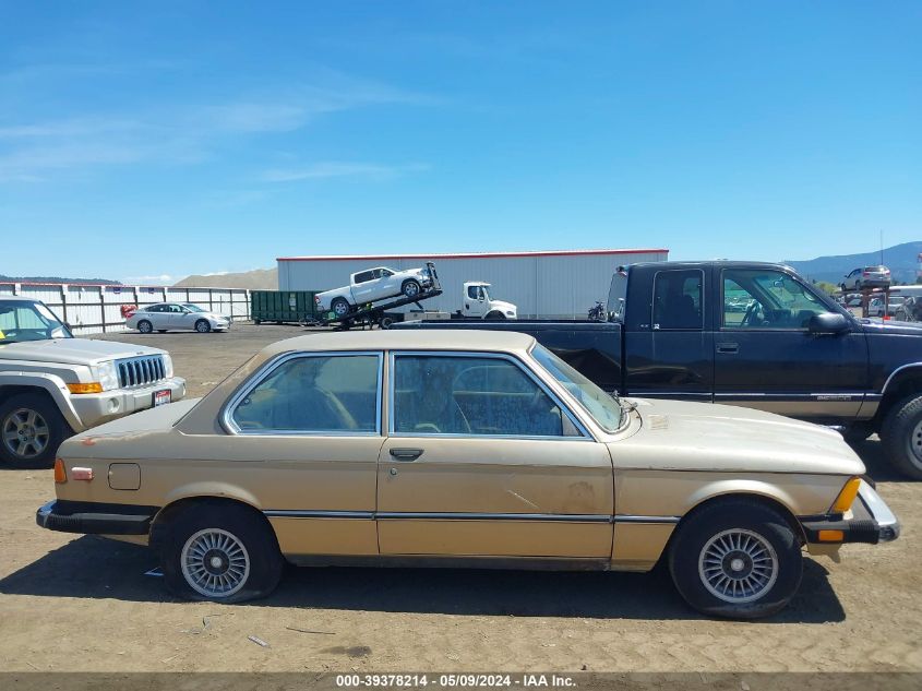 1980 BMW 320 VIN: 7151478 Lot: 39378214