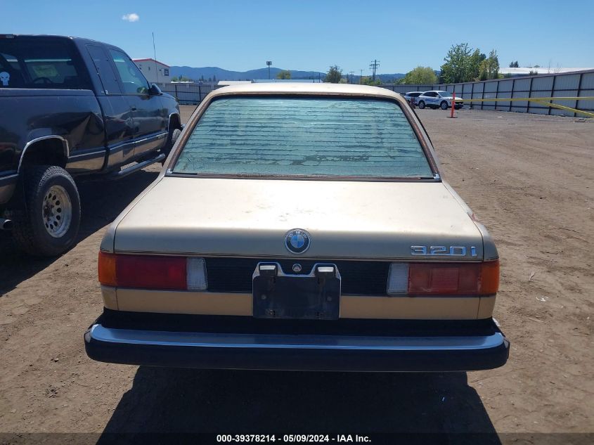 1980 BMW 320 VIN: 7151478 Lot: 39378214