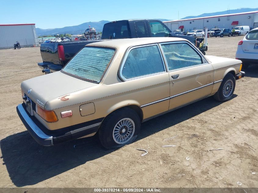 1980 BMW 320 VIN: 7151478 Lot: 39378214