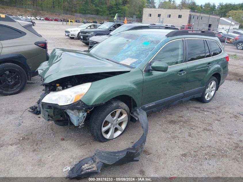 2013 Subaru Outback 2.5I Premium VIN: 4S4BRBCC3D1242177 Lot: 39378233