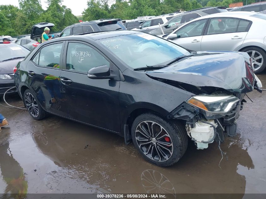 2014 Toyota Corolla S Premium VIN: 2T1BURHE5EC123419 Lot: 39378236