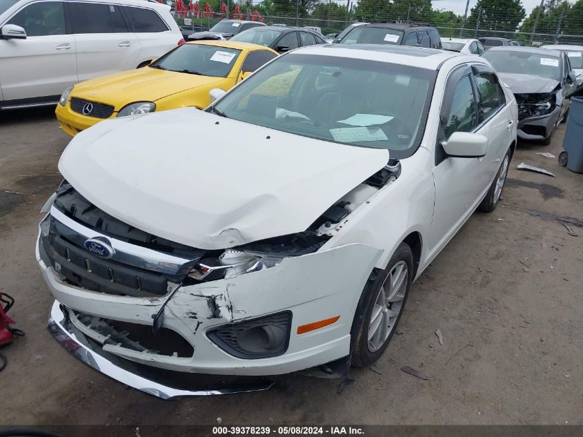 2010 Ford Fusion Sel VIN: 3FAHP0JA7AR267195 Lot: 39378239