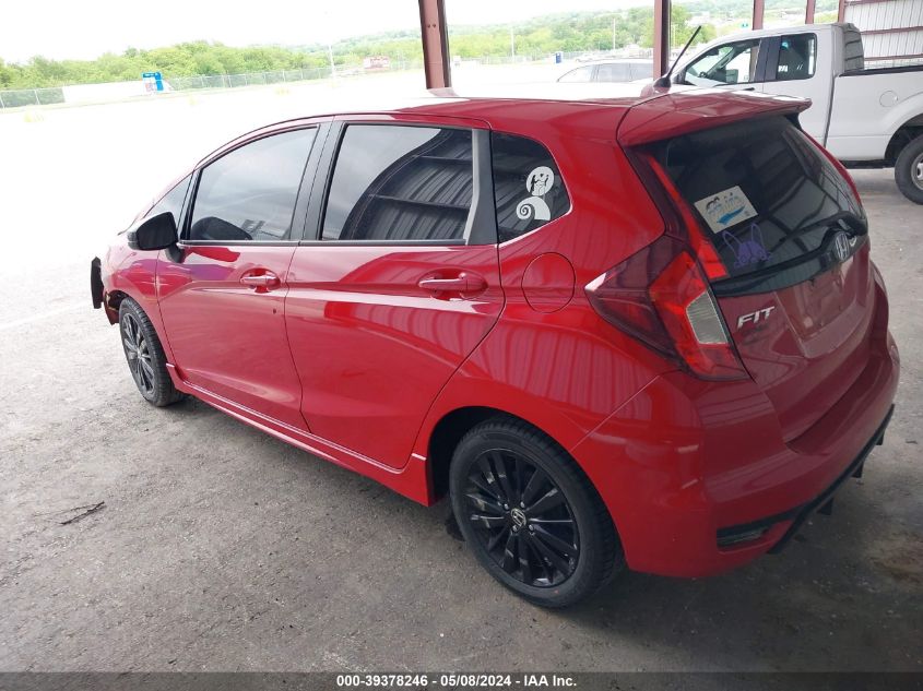 2018 Honda Fit Sport VIN: 3HGGK5H62JM702092 Lot: 39378246
