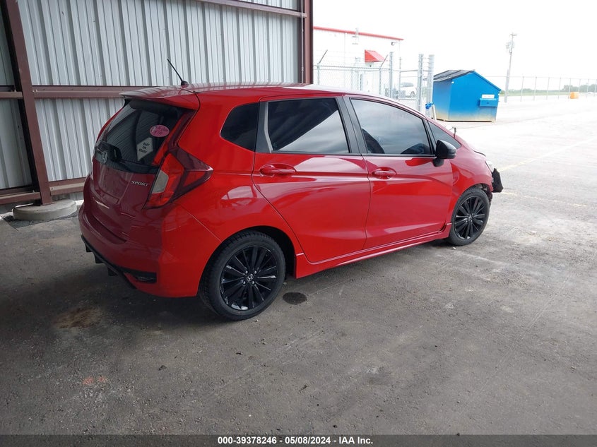 VIN 3HGGK5H62JM702092 2018 HONDA FIT SPORT