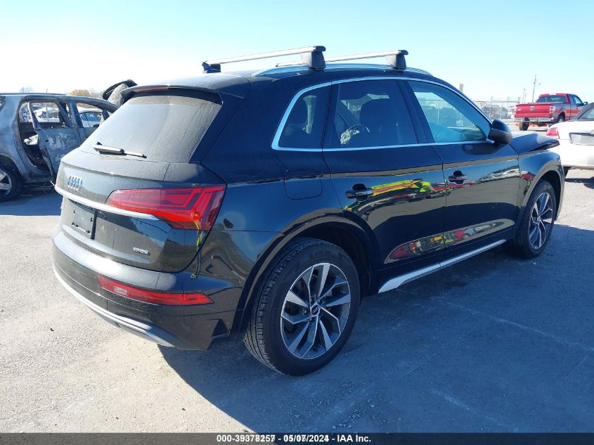 2021 Audi Q5 Premium Plus 45 Tfsi Quattro S Tronic VIN: WA1BAAFY2M2050637 Lot: 39378257