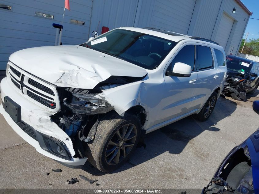 2018 Dodge Durango Gt Awd VIN: 1C4RDJDG0JC202040 Lot: 39378263