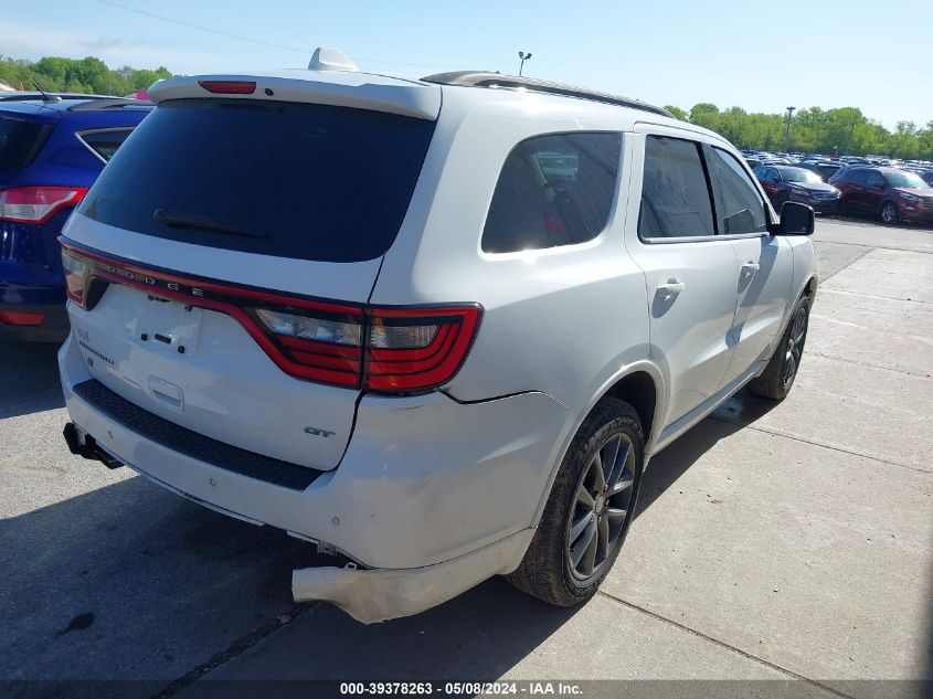 2018 Dodge Durango Gt Awd VIN: 1C4RDJDG0JC202040 Lot: 39378263