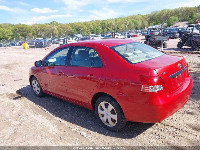 2008 Toyota Yaris VIN: JTDBT923681282792 Lot: 39378266