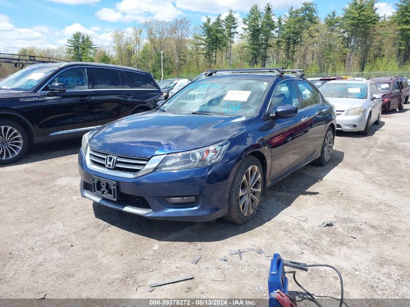 2014 Honda Accord Sport VIN: 1HGCR2F57EA294324 Lot: 39378272