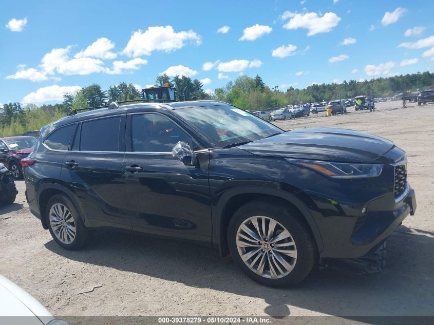 2023 Toyota Highlander Platinum VIN: 5TDKDRBH9PS519432 Lot: 39378279