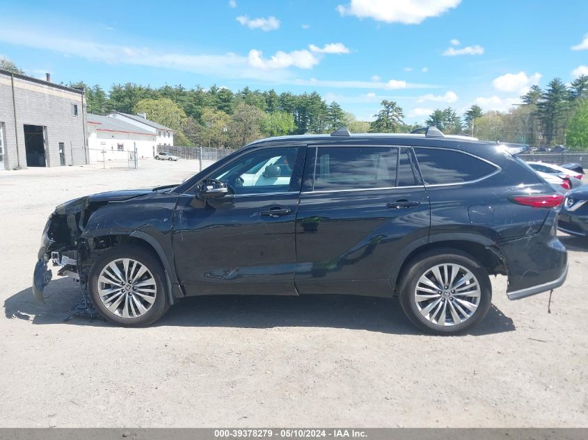 2023 Toyota Highlander Platinum VIN: 5TDKDRBH9PS519432 Lot: 39378279