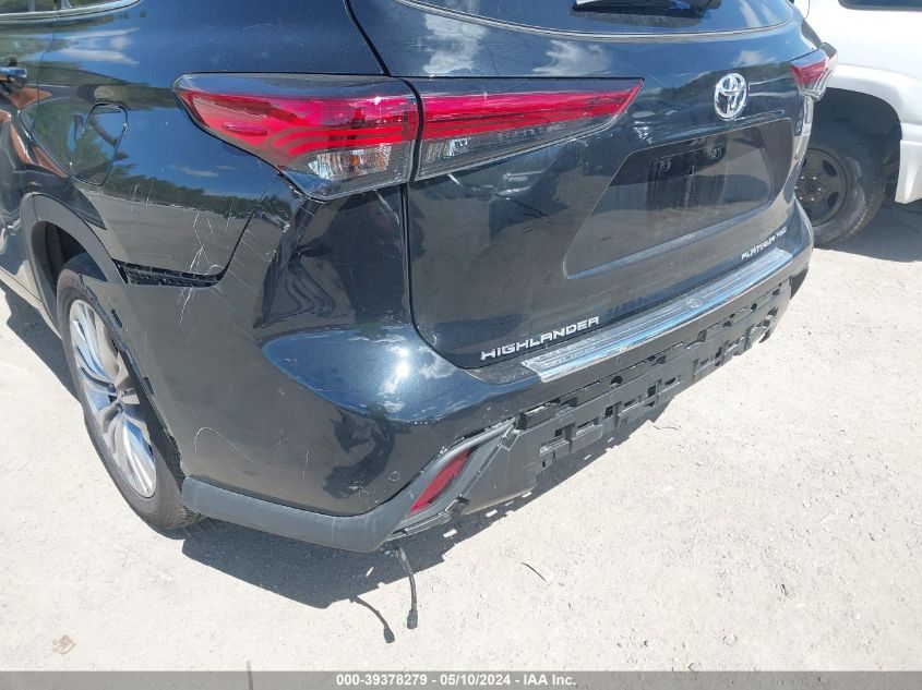2023 Toyota Highlander Platinum VIN: 5TDKDRBH9PS519432 Lot: 39378279