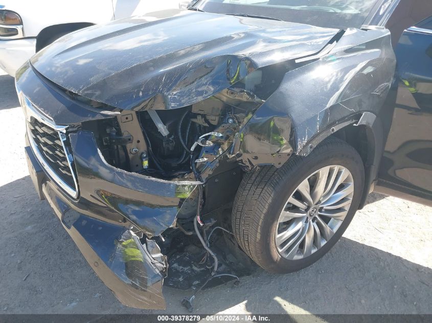 2023 Toyota Highlander Platinum VIN: 5TDKDRBH9PS519432 Lot: 39378279