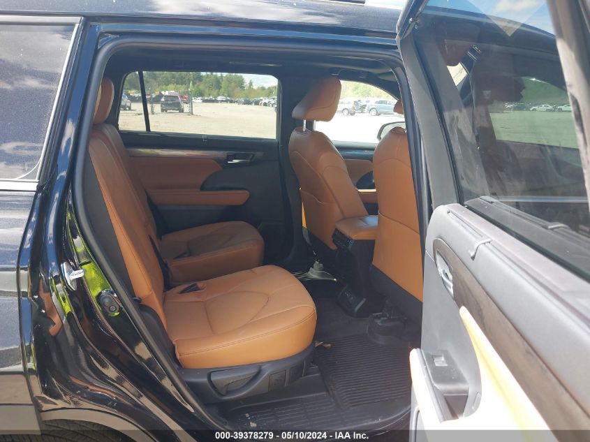 2023 Toyota Highlander Platinum VIN: 5TDKDRBH9PS519432 Lot: 39378279
