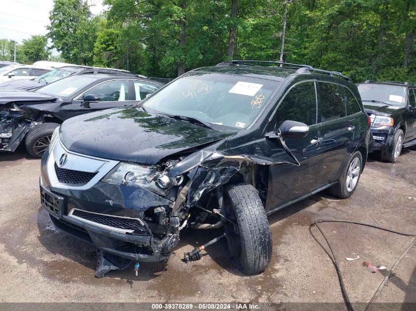 2013 Acura Mdx VIN: 2HNYD2H2XDH503006 Lot: 39378289