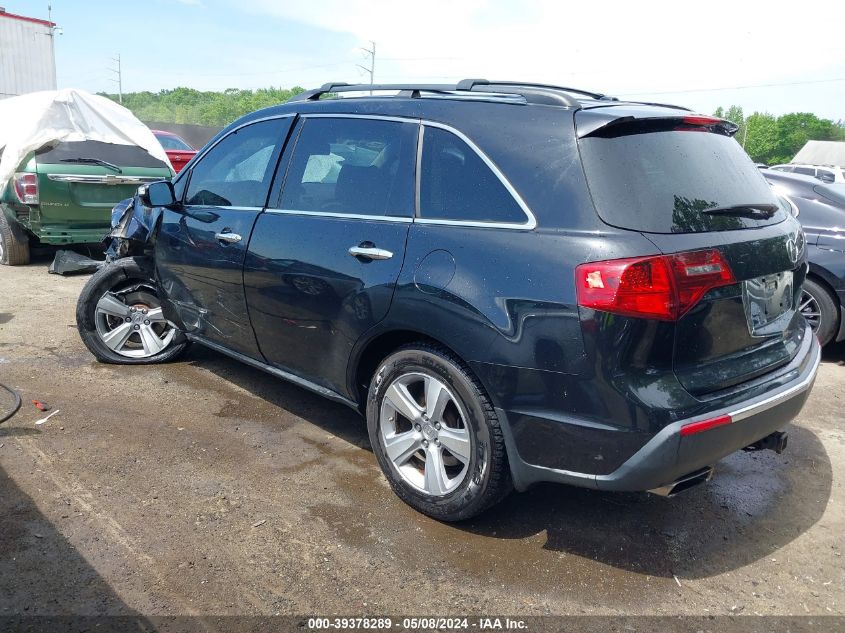 2013 Acura Mdx VIN: 2HNYD2H2XDH503006 Lot: 39378289