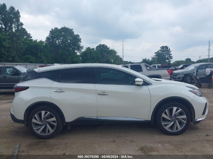 2021 Nissan Murano Sl Fwd VIN: 5N1AZ2CJ3MC103830 Lot: 39378295