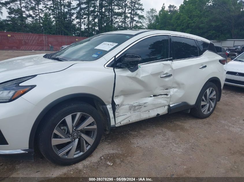 2021 Nissan Murano Sl Fwd VIN: 5N1AZ2CJ3MC103830 Lot: 39378295