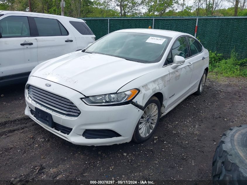 2013 Ford Fusion Se Hybrid VIN: 3FA6P0LU5DR298447 Lot: 39378297