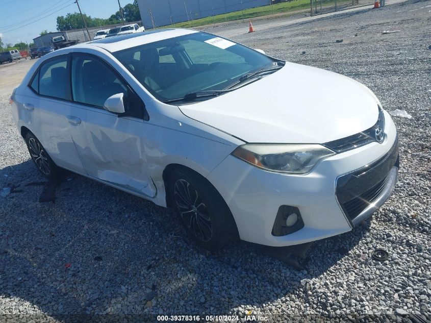 2014 Toyota Corolla S Plus VIN: 2T1BURHE9EC207050 Lot: 39378316