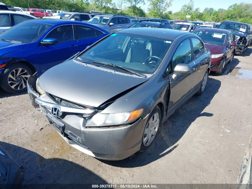 2008 Honda Civic Lx VIN: 1HGFA16578L111799 Lot: 39378317