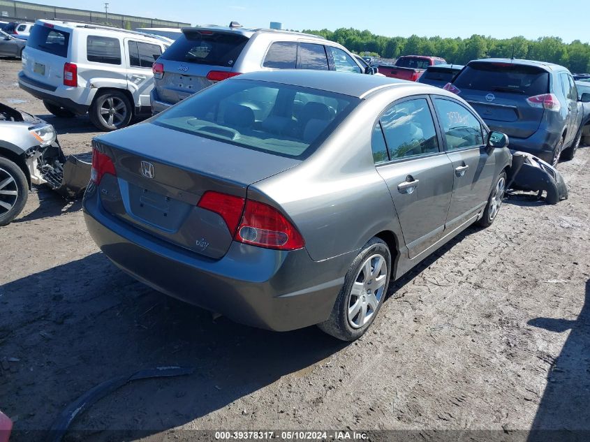 2008 Honda Civic Lx VIN: 1HGFA16578L111799 Lot: 39378317