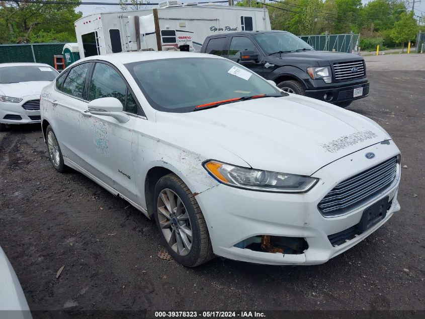 2013 Ford Fusion Se Hybrid VIN: 3FA6P0LU5DR298464 Lot: 39378323