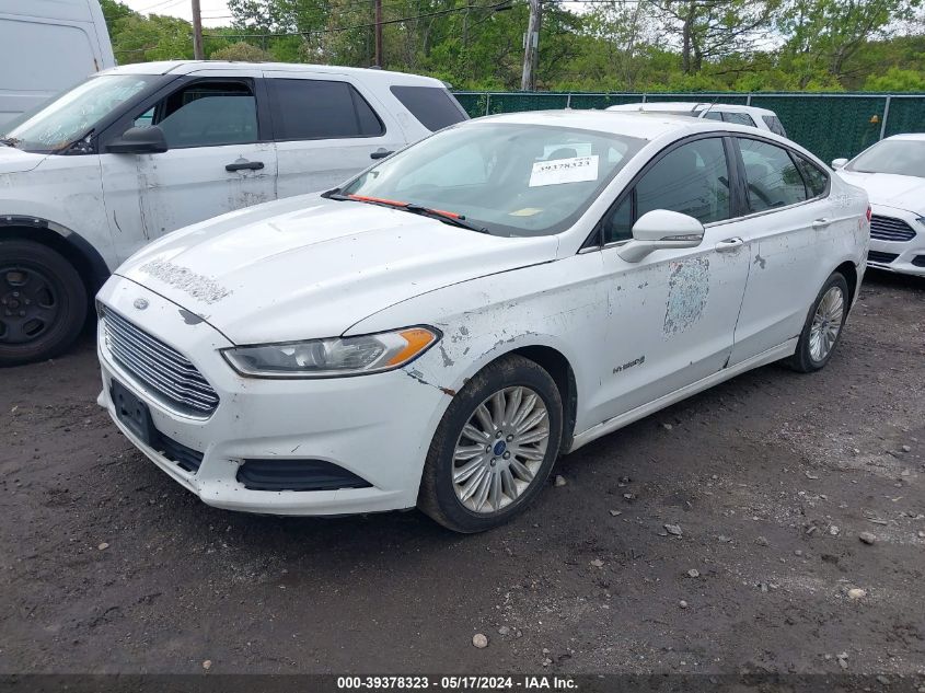 2013 Ford Fusion Se Hybrid VIN: 3FA6P0LU5DR298464 Lot: 39378323