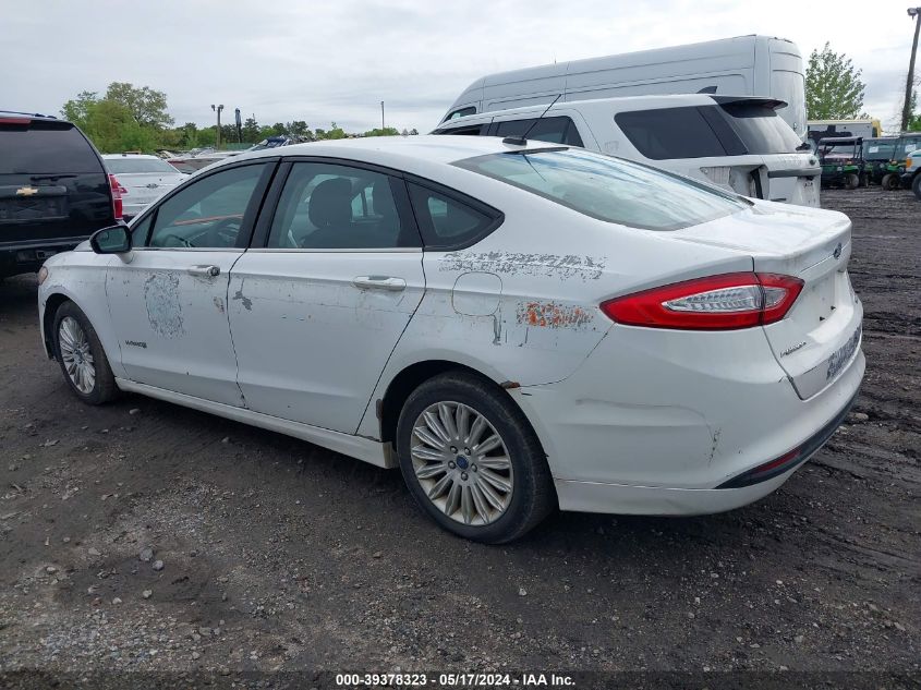 2013 Ford Fusion Se Hybrid VIN: 3FA6P0LU5DR298464 Lot: 39378323