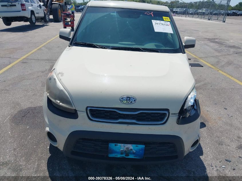 2012 Kia Soul VIN: KNDJT2A58C7444367 Lot: 39378326