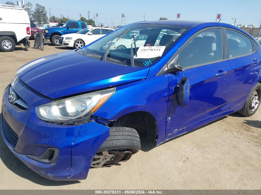 2012 Hyundai Accent Gls VIN: KMHCT4AE7CU200811 Lot: 39378331