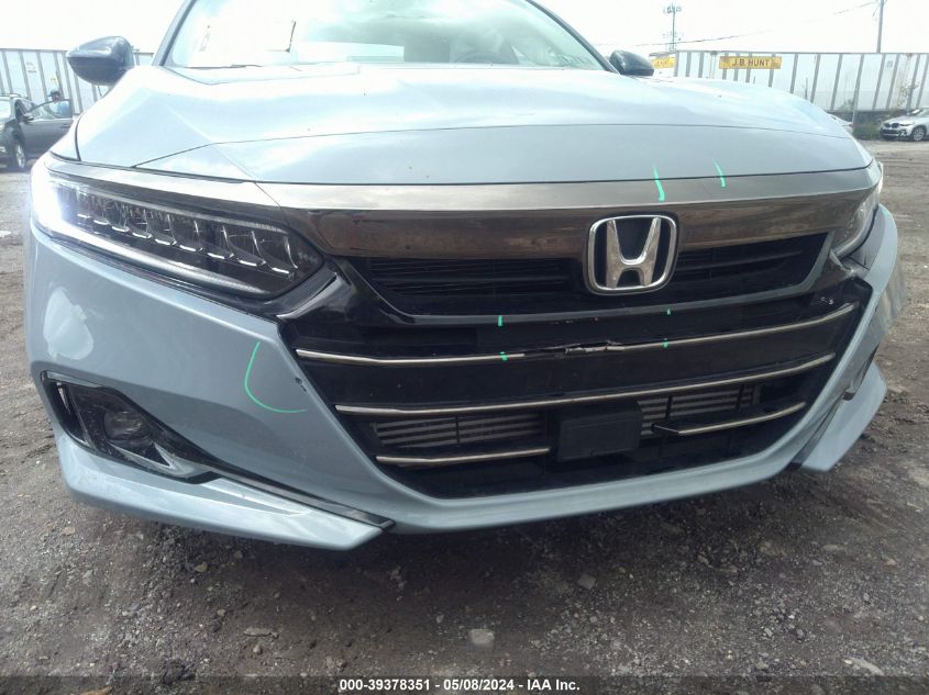 2022 Honda Accord Sport Special Edition VIN: 1HGCV1F4XNA053306 Lot: 39378351