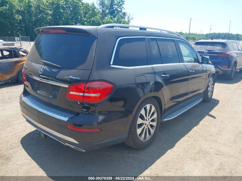 2017 Mercedes-Benz Gls 450 4Matic VIN: 4JGDF6EE3HA834000 Lot: 39378359