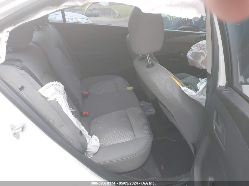 2015 Chevrolet Sonic Ls Manual VIN: 1G1JB5SH3F4196685 Lot: 39378374