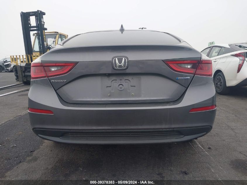 2020 Honda Insight Ex VIN: 19XZE4F53LE014179 Lot: 39378383