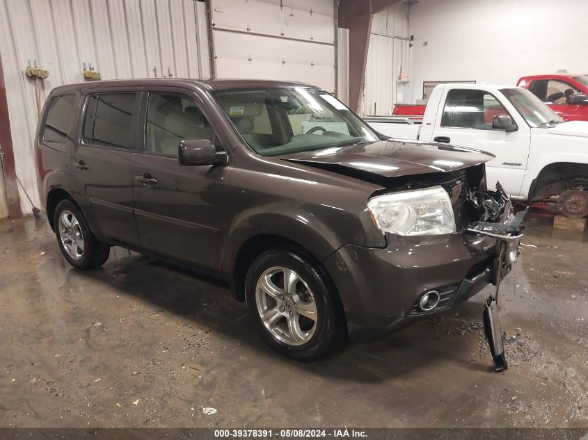 2013 Honda Pilot Ex VIN: 5FNYF4H45DB071539 Lot: 39378391