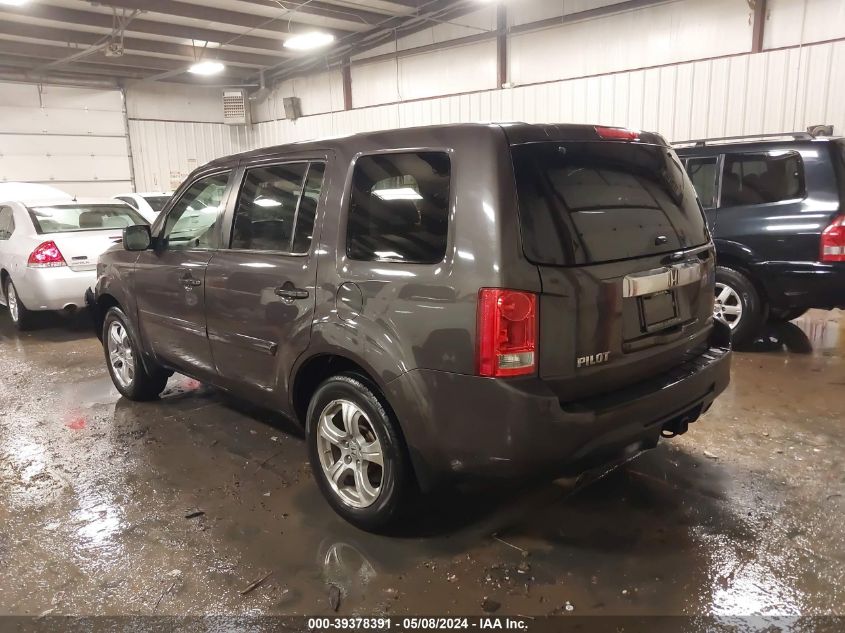 2013 Honda Pilot Ex VIN: 5FNYF4H45DB071539 Lot: 39378391