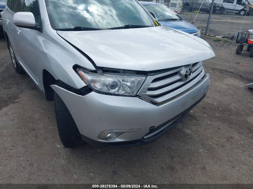 2012 Toyota Highlander Base V6 VIN: 5TDBK3EH0CS138044 Lot: 39378394