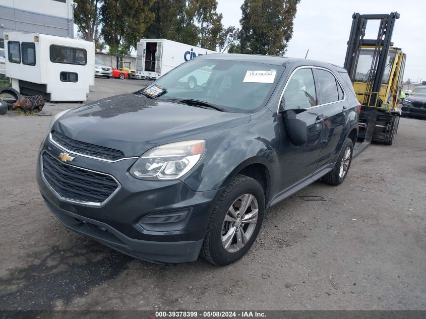 2017 Chevrolet Equinox Ls VIN: 2GNALBEKXH1539668 Lot: 39378399