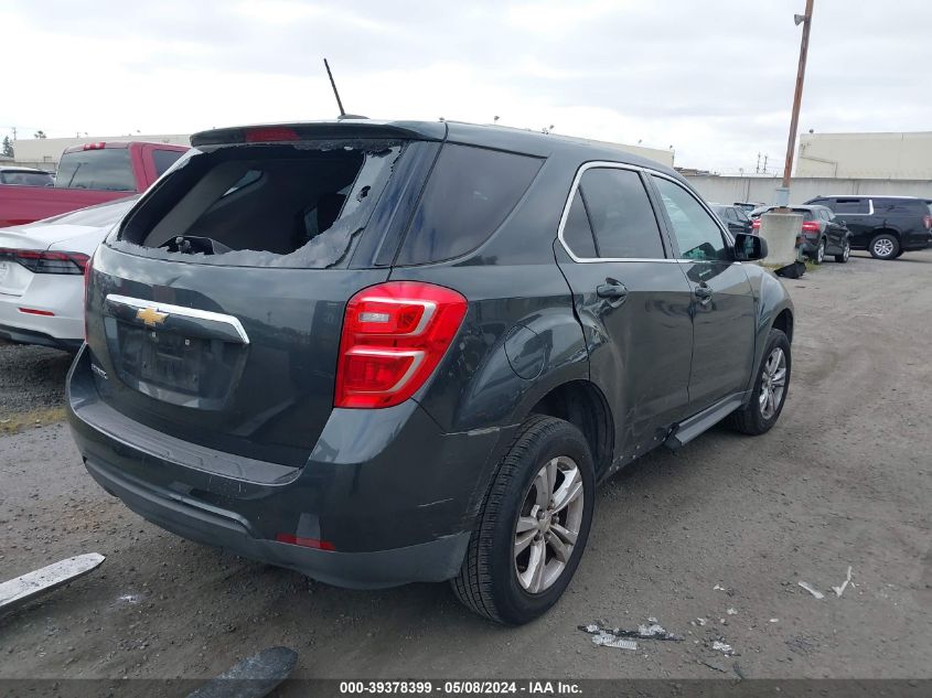 2017 Chevrolet Equinox Ls VIN: 2GNALBEKXH1539668 Lot: 39378399