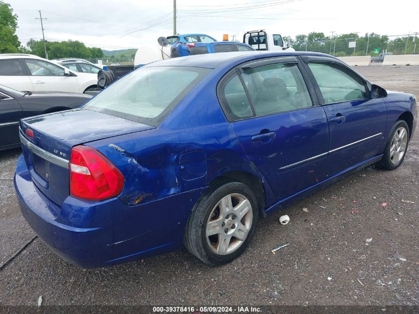 2006 Chevrolet Malibu Lt VIN: 1G1ZT51896F237875 Lot: 39378416