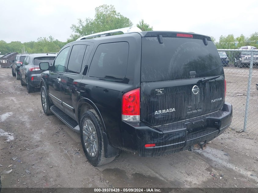 2015 Nissan Armada Platinum VIN: 5N1AA0NCXFN613707 Lot: 39378428