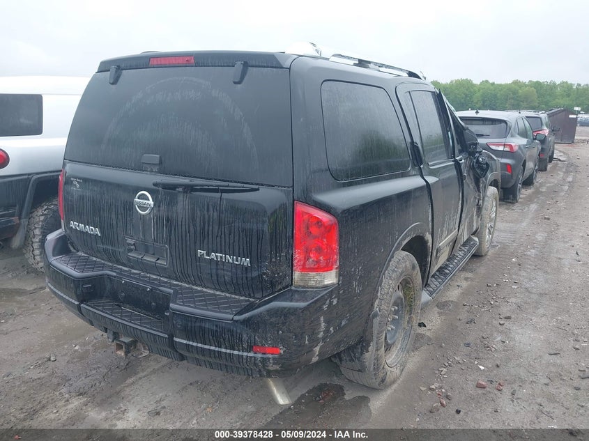 2015 Nissan Armada Platinum VIN: 5N1AA0NCXFN613707 Lot: 39378428